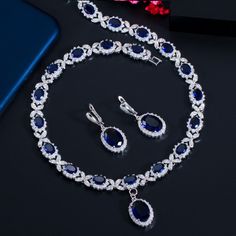 If you’re looking for a fine jewelry which looks sepecial,   precious stone please  consider cubic zirconia in crystal jewerly set which suitble for Wedding Jewelry Set. Elegant Sapphire And Diamond Jewelry Sets, Elegant Sapphire Jewelry Sets, Formal Sapphire Crystal Jewelry Sets, Elegant Blue Diamond Jewelry Sets, Sapphire Diamond Jewelry Sets For Gift, Elegant Blue Crystal Jewelry Sets, Sapphire Diamond Jewelry Sets As Gifts, Blue Cubic Zirconia Fine Jewelry Sets, Sapphire Cubic Zirconia Jewelry Sets