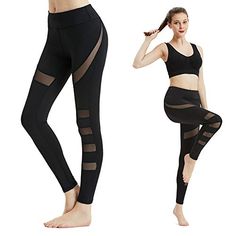 Modoker Mesh Leggings，Workout Pants Tights with Hidden Po... #pants#fitness#class#leggings#optoutside#hiking#yoga#workout#meditation#yogi#girls#girl#womens #practice#butt#booty Mesh Workout Leggings, Flight Attendant Life, Mesh Leggings