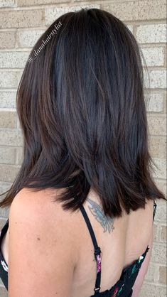 Lob Haircut Straight Layered, Collarbone Hair Length Layers, Long Bob Layers Straight, Should Length Hair With Layers Straight, Long Bob With Light Layers, Layered Bob Long Mid Length, Layered Lob Haircut Straight Thick Hair, No Layers Medium Length Hair, Invisible Layers Haircut Shoulder Length