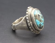 Unique Turkish silver ring. Beautiful natural Turquoise stones with adorable workmanship. Please do not hesitate to contact if you have any questions about items or further information. Measures : Size of the ring : 10.25 US Jewelry Ring Mandrel, Weight : 16.3 Grams, Antique Turquoise Sterling Silver Ring, Rustic Sterling Silver Turquoise Ring Gift, Untreated Sterling Silver Rings With Rustic Style, Rustic Silver Turquoise Ring For Gift, Rustic Silver Turquoise Ring Gift, Handmade Rustic Silver Turquoise Ring, Rustic Silver Untreated Rings, Rustic Untreated Silver Ring, Adjustable Vintage Turquoise Ring With Natural Stones