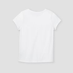 Get your girl ready for a casual day out with this Short-Sleeve T-Shirt from Cat & Jack. Ideal for any activity she has planned, this basic cotton-blend tee offers softness and breathability for all-day comfort. The basic design pairs easily with a variety of bottoms for versatile styling options, while the regular fit keeps her comfortable throughout the day. Have her pair it with printed leggings or jeans to flaunt her cool, easygoing style for days spent out and about. If you’re not satisfie Basic Design, Your Girl, Hem Style, Out And About, Shades Of Yellow, Cat & Jack, Basic Tees, Short Girls, Printed Leggings