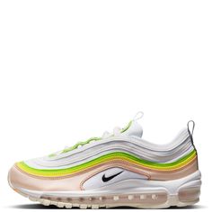 Nike Air Max 97 Fd0870-100 Feel Love Women's White Low Top Sneaker Shoes Nr4879 Description Nike Air Max 97 Fd0870-100 Feel Love Women's White Low Top Sneaker Shoes Nr4879. Product Detail Brand: Nike Model: Nike Air Max 97 Fd0870-100 Department: Women's Color: White/Black-Pearl Pink-Action Green Please Message Me If You Have Any Questions. I Stand By All Of My Items Before And After Purchase. Please See My Feedback. We Do Not Combine Shipping Unless It’s At Least 7 Orders To Combine. If You Ask White Sneakers With Air Cushioning For Spring, Spring High-top Sneakers With Air Max Cushioning, White Air Cushioned Sneakers For Spring, White Air Cushioning Sneakers For Spring, Spring Air Max Cushioned Slip-on Sneakers, Spring Lace-up Sneakers With Air Max Cushioning, Nike Air Max 97 Pink, White Nike Air Max 97, 97 Nike Air Max 97