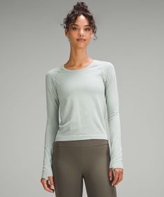 Go ahead, get sweaty. The Swiftly Tech collection, powered by seamless construction, is the ultimate gear for running and training. Lululemon Technical Yoga Tops, Lululemon Technical Tops For Yoga, Lululemon Stretch Tops With Seamless Construction, Lululemon Seamless Gym Tops, Lululemon Athletic Fit Activewear For Light Sports, Lululemon Moisture-wicking Sportswear Top, Lululemon Stretch Activewear With Crew Neck, Lululemon Technical Workout Tops, Lululemon Activewear For Light Sports