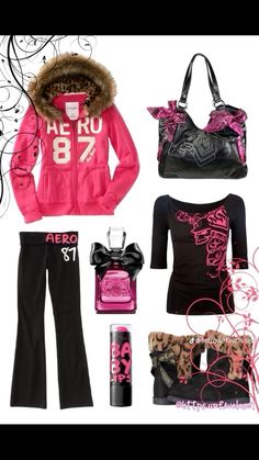 Mcbling Winter Outfits, Cozy Rainy Day Outfit, Y2k Inspired Outfit, 2000s Pink, Y2k Winter