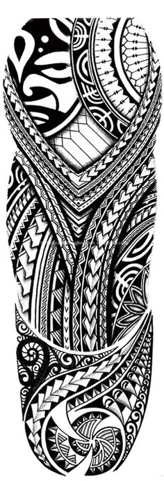 an intricately designed tattoo design in black and white