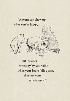 a little boy sitting on the ground next to a pig and another animal with words written below it