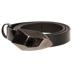 Thin Gucci belt made with black leather and features a geometrical modern silver tone rock-shaped buckle with the "Gucci" logo stamped on it. Very minimalistic. COLOR: Black MATERIAL: Patent leather ITEM CODE: 228556-480199-8534 MEASURES: L 38” x W 1.6” SIZE: 85/34 COMES WITH: Dust bag CONDITION: Very good - faint scratches & stretching. Scratches to buckle. Made in Italy ------------------------------------------------------------------------------------------------------------- CARTEBLANCHESHOP.COM is an online boutique which also provides curation, consignment and customization services for authentic designer luxury items. CARTEBLANCHESHOP.COM is not an authorized brand dealer of Hermes, Chanel, Gucci, Saint Laurent or Dior nor are we affiliated with these brands. We purchase many of ou Gucci Logo, Chanel Vintage, Boutique Online, Gucci Black, Gucci Belt, Leather Items, Vintage Barbie, Black Patent Leather, Luxury Items