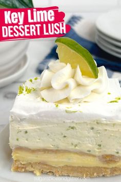 Key Lime Lush is an indulgent, rich dessert with plenty of key lime flavor - and my favorite part is that it's a completely no-bake recipe. A sweet and tart treat perfect for hot summer days. Key Lime Dessert, Golden Oreo Crust, Lime Dessert Recipes, Layered Dessert Recipes, Lush Recipes, Golden Oreo