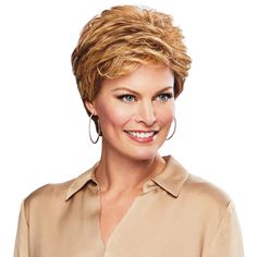 Short Wigs For Women, Short Cut Wigs, Boy Cut, Copper Blonde, Men's Wigs, Medium Blonde, Hair Net, Hair Haircuts, Hot Tools