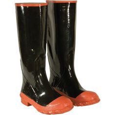 Black, plain toe waterproof rubber boot. Ideal for wet and messy conditions. Over the sock, fabric lined for comfort and easy on & off. Fit about to the knee to protect legs from water and the elements. Bar tread outsole enhances traction is slippery conditions. Black Plain, Rubber Boot, Red Sole, Rubber Boots, Custom Leather, Black Rubber, On Off, Leather Craft, Rubber Rain Boots