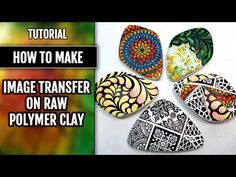 how to make an image transferer on raw polymer clay