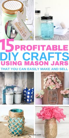 mason jar crafts that you can easily make and sell