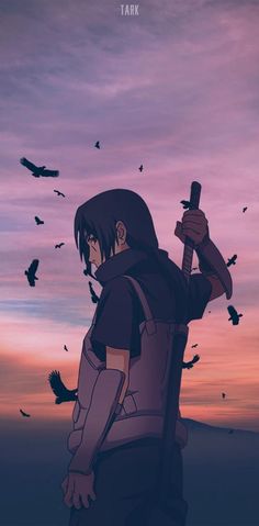 Itachi Wallpaper Iphone, Sasuke Wallpaper, Naruto Wallpaper Iphone, Wallpaper Iphone Aesthetic