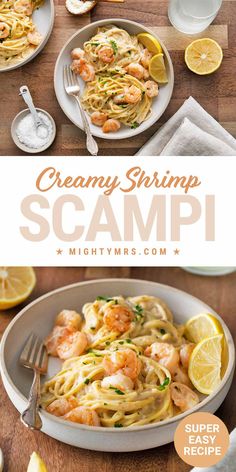 Creamy Shrimp Scampi