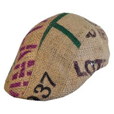 Havana Coffee Works Jute Duckbill Ivy Cap Pola Topi, Duckbill Cap, Mens Beret, Coffee Sacks, Sewing To Sell, Ivy Cap, Flat Caps, Hat Patterns To Sew, Hat Stores