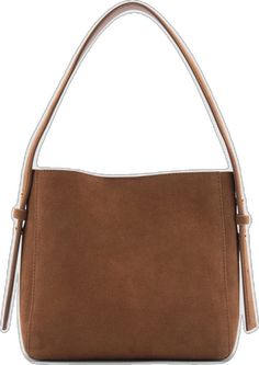 Chic Daily Leather Hobo Bag, Chic Leather Hobo Bag For Daily Use, Chic Daily Leather Shoulder Bag, Daily Brown Top Handle Shoulder Bag, Daily Soft Leather Top Handle Shoulder Bag, Everyday Soft Leather Top Handle Shoulder Bag, Daily Top Handle Soft Leather Shoulder Bag, Everyday Top Handle Soft Leather Shoulder Bag, Square Leather Hobo Bag With Top Carry Handle