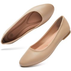 PRICES MAY VARY. 【Comfortable Flats Shoes】 :Womens black flats shoes upper of this shoe adopts the design of PU leather and soft insole, so it won't feel tired after wearing for a long time. It is very suitable for daily. 【Classic Round Toe Design】Classic round toe Flats shoes can make your feet look smaller and more feminine,the slip on shoes will not appear particularly narrow.More highlight your temperament. 【Slip on Style】: The flats shoes sole is made of very soft TPR material, which can be Synthetic Round Toe Ballet Flats, Synthetic Closed Toe Ballet Flats, Slip On Shoes For Women, Shoes Ballet Flats, Flats Shoes Comfortable, Womens Black Flats, Black Flats Shoes, Flat Dress Shoes, Shoes Classic