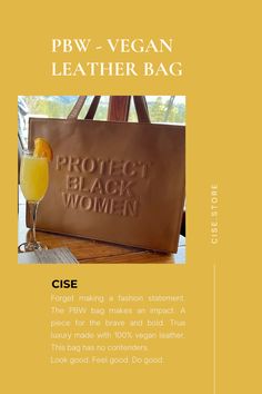 Product Specifications

-14.5" length x 10.5" height x 5" width

-20” inside shoulder strap

-Vegan leather

-Embossed PBW print

-Cotton dustbag Purse Style, Ysl Bags, Girl Fashion Style, Urban Fashion Trends, Vegan Leather Bag, Purse Styles, Girl Swag, Money Bag, The Brave