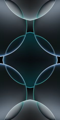 an abstract background with circular shapes in blue and black