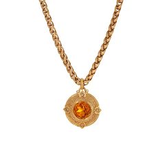 Add a pop of color to any ensemble with this orange crystal-embellished gold tone pendant necklace from 1928. Click on this JEWELRY & WATCHES GUIDE to learn about fit, styles, materials and more! Add a pop of color to any ensemble with this orange crystal-embellished gold tone pendant necklace from 1928. Click on this JEWELRY & WATCHES GUIDE to learn about fit, styles, materials and more! FEATURES Pendant dimensions: 2.3 in. x 1.75 in. Chain length: 16 in. + 3-in. extender Clasp: lobster-claw Ni Orange Crystals, Crystal Pendant Necklace, Crystal Necklace Pendant, Brass Material, Crystal Pendant, Chain Lengths, Lobster Claw, Chain Length, Womens Jewelry Necklace