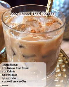 Coffee Tequila, Baileys Drinks, Coffee Ingredients, Birthday Drinks, Summer Baking, Baileys Irish