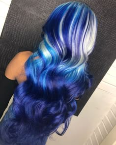 Galaxy Hair, Beautiful Hair Color, Pretty Hair Color, Pinterest Hair, Hair Color Blue