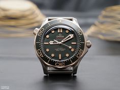 Review: Omega Seamaster Diver 300M in Titanium and Bronze Gold | Time and Watches | The watch blog Gold Alloys, Mesh Bracelet, Bronze Gold, Grade 2