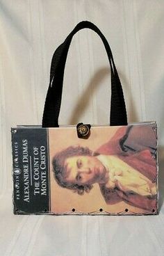 Carry your book(s) and/or personal belongings in this RARE "The Count of Monte Cristo" Book Purse Tote Bag COOL! The tote is a copy of The Count of Monte Cristo print which resembles an actual book. Count Of Monte Cristo Book, Story Books For Toddlers, Count Of Monte Cristo, Books For Sale, The Book Thief, Monte Cristo