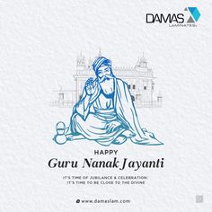 an image of guru namak javanii on the occasion of his birth day