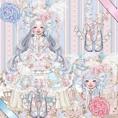 Pixelated Character Design, Rococo Everskies, Rococo Dti, Everskies Fits, Fairy Outfit, Rococo Fashion, Pixel Characters, Fashion Gal, Dti Ideas