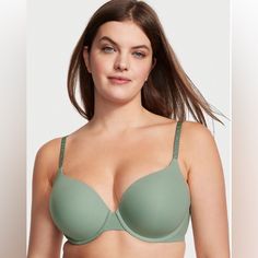 Nwot Vs Bra. Color Is Seasalt Green. Green Bra, Green Bras, Vs Bras, Women's Intimates, Push Up, Victoria's Secret, Bra, Green, Women Shopping