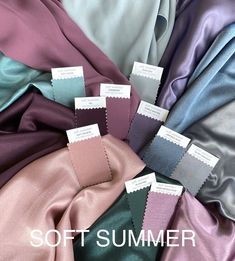 Soft Summer Colour Guide - Part 2 Your Gentle Colours (Chroma) — My Colour Stylist Soft Summer Color Palette Shoes, Soft Summer Outfits, Estate Soft, Soft Summer Fashion, Mode Ab 50