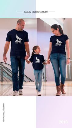 Family Matching Shirts Wolf Pack Mama Wolf Papa Wolf Pup #familyoutfits #familyshirts #familygift #wolfpack Blue Family Matching Short Sleeve Tops, Blue Family Matching Shirts, Family Matching Blue Shirt, Cute Blue Tops For Family Occasions, Blue Family Matching Tops For Father's Day, Matching Family Cotton T-shirt, Casual Blue Shirt For Family Occasions, Family Matching Blue Shirt With Name Print, Cotton Family Matching Shirts