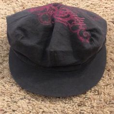 Victoria Secret Pink Messenger Hat. Comes From A Smoke Free Home. Messenger Hat, Victoria Secret, Secret Pink, Victoria Secret Pink, Pink Ladies, Victoria's Secret, Color Blue, Women Accessories, Hats