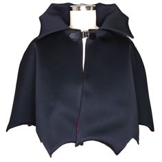 Vampire gothic cape falls right below busts.  Has a buckle closure on the front.  Studs on the shoulders and pockets on the inside.  Sizing: - S/M = Sizes 0-14 - M/L = Sizes 14-24 I do not accept returns or exchanges because everything is made to order and is one of a kind, so please double check your sizing before purchasing, thank you. Gothic Cape, Vampire Cape, Vampire Gothic, Goth Halloween, Creative Costumes, Gothic Fashion, Fashion Shoes, Cape, Fashion Inspo