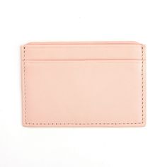 "Keep your credit cards secure and close at hand with this Royce Leather zippered credit card case. LUGGAGE FEATURES Fits easily into purse pocket, wallet compartment, pants or jacket pocket Two slides on each side for credit cards, debit cards, ID, and cash RFID blocking technologySETUP INFORMATION ImportedLUGGAGE SIZING 4\"W x 3\"H x 0.1\"D Weight: 5 ozLUGGAGE DETAILS Top grain nappa leather Imported Manufacturer's 1-year warranty For warranty information please click here Weight: 5 oz Size: O Pink Leather Card Holder With Card Slots, Classic Pink Wallet With Card Slots, Classic Pink Wallets With Card Slots, Pink Rfid Blocking Card Holder For Everyday Use, Pink Rfid Blocking Everyday Card Holder, Modern Pink Card Holder, Modern Pink Wallets With Rfid Blocking, Pink Bifold Card Holder With Rfid Blocking, Pink Rfid Blocking Bifold Card Holder