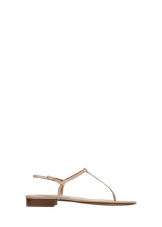 "Find EMME PARSONS Cecilia Leather Thong Als on Editorialist. Emme Parsons \"Cecilia\" sandals in calf leather. 0.4\" flat heel. Thong strap. Adjustable ankle strap. Made in Italy." Elegant Leather T-strap Sandals For Spring, Elegant T-strap Sandals With Leather Lining, Elegant T-strap Toe Post Sandals For Summer, Elegant Toe Post T-strap Sandals For Summer, Elegant Leather T-strap Sandals For Summer, Luxury T-strap Sandals For Summer, Elegant T-strap Sandals With Toe Post For Spring, Elegant Toe Post T-strap Sandals For Spring, Leather-lined T-strap Sandals For Summer