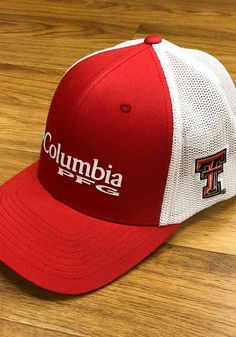 Columbia Texas Tech Red Raiders Mens Red 2T PFG Mesh Flex Hat - 20700488 Red Collegiate Baseball Cap For Sports Events, Red Six-panel Trucker Hat For Sports Events, Red Collegiate Hat For Sports Events, Sporty Red Hat For Sports Events, Collegiate Red Baseball Cap For Sports, Red Six-panel Trucker Hat For Sports, Red Collegiate Fan Merchandise Hat, Sporty Red Trucker Hat For Baseball Season, Red Six-panel Hat For Sports Events