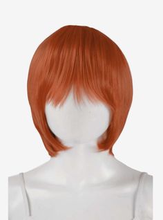 Oc Cosplay, Layered Short, Epic Cosplay, Female Head, Short Layers, Hair Stylies, Copper Red, Wig Making, Short Wigs