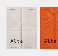 an orange piece of paper with the word atlas on it