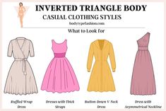 Best Casual Clothing Styles for Inverted Triangle Body Shape - Fashion for Your Body Type Triangle Shape Body Outfits