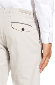 Contrast pocket trim accents the crisp, sand-white palette of slim-fitting chino pants made in Italy from ultrasoft stretch cotton. Style Name:Eleventy Slim Fit Chino Pants. Style Number: 5383300_1. White Tapered Leg Chinos For Business Casual, White Fitted Chinos With Straight Hem, Fitted White Chinos With Straight Hem, Classic Fitted White Chinos, Fitted Classic White Chinos, White Fitted Classic Chinos, White Cotton Chinos With Welt Pockets, Beige Chinos For Business Casual With Pockets, Beige Business Casual Chinos With Pockets