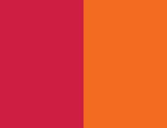 an orange and red color scheme