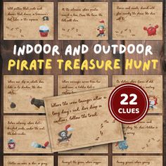 the pirate treasure hunt is available for children to play