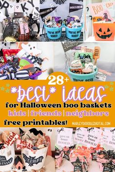 halloween party ideas for kids and friends with free printables to make them look like they