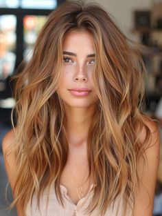 Beachy Blonde, Long Face Shapes, Hair Color Caramel, Blonde Waves, Subtle Highlights, Long Face, Brown Hair With Blonde Highlights, Caramel Hair, Honey Blonde Hair