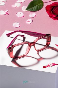 “In the depths of two hearts, love takes flight💗, A dance of souls, under the moon's🌙soft light. Eyes lock and speak🥰, in silence so sweet, In the world of love, where two hearts meet.💕” Glasses: POSH - 4 frame colors available #yesglasses #prescriptionglasses #eyewearfashion #sunglasses #rectangleglasses #fashionglasses #fashioneyewear #geekchichglasses #pinkframe Eyewear Photoshoot, Geek Chic Fashion, Rectangle Glasses, Rectangle Eyeglasses, Under The Moon, Blue Light Glasses, Light Eyes, Pink Frames, Geek Chic