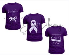 Purple Casual Top For Awareness Events, Casual Purple Top For Awareness Events, Stationery Design, Stationery Paper, Transparent Background, Template Design, Shirt Designs, Digital Download, Purses And Bags