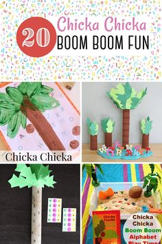 the top 20 chicka chicka boomboom fun activities and crafts for kids