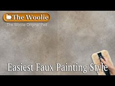 the woolie fax painting style is easy to use and looks great on any surface